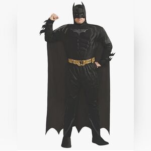 Rubie's Black Batman Costume with Gold Belt